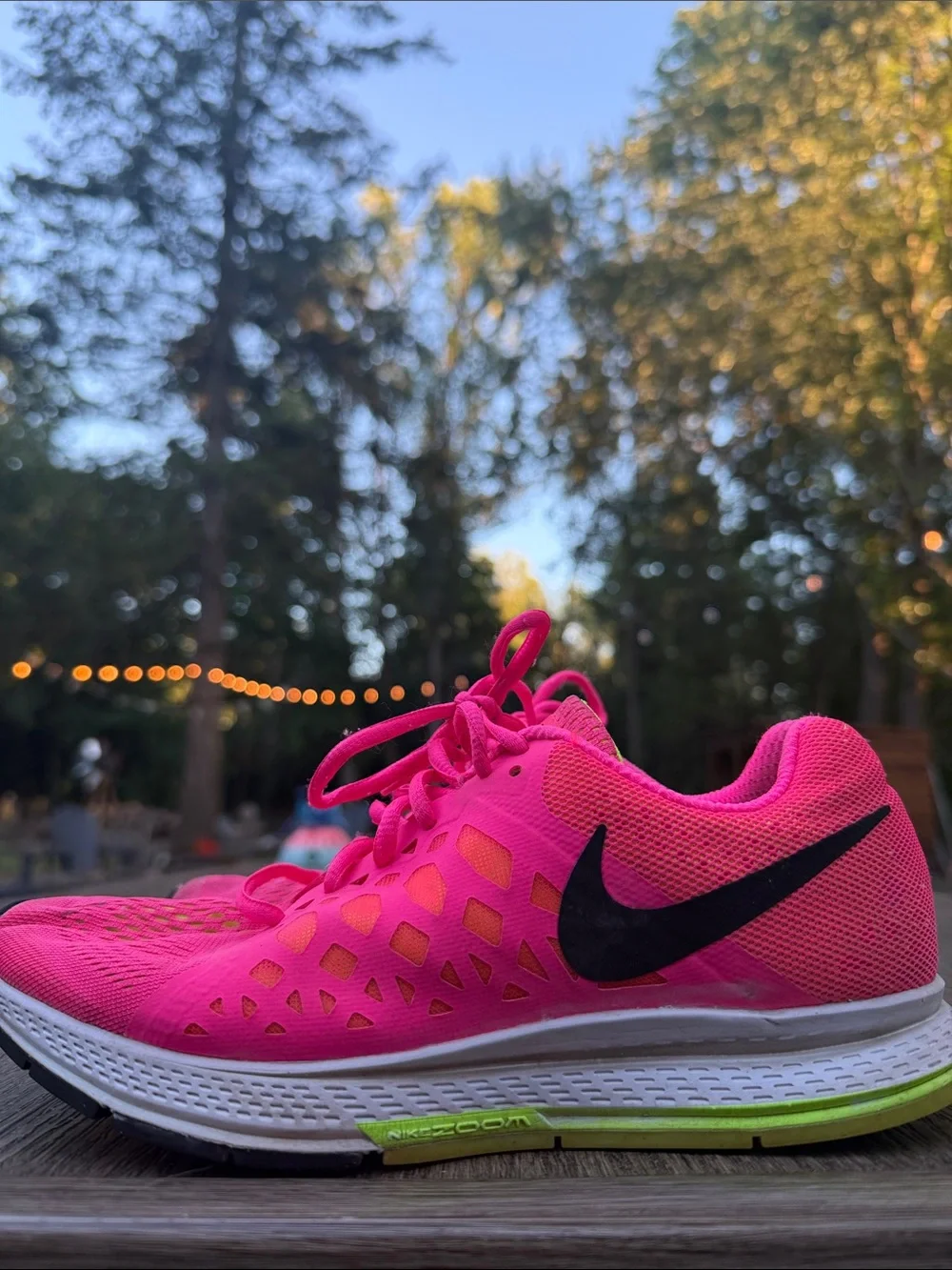Nike Pegasus 31 Women's Hot Pink and Black Athletic Running Shoes
